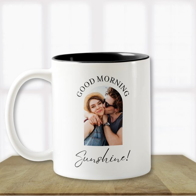 Couple Good morning sunshine Two-Tone Coffee Mug (Creator Uploaded)