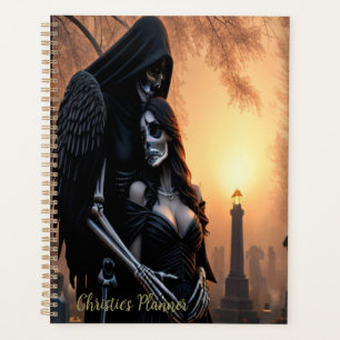 Couple gothique d'ange foncé Personnaliser