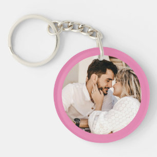 Couple Husband Wife Custom Photo Create your own Keychain