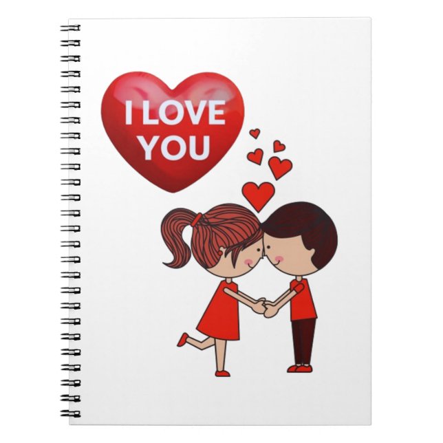 couple image in love! notebook (Front)