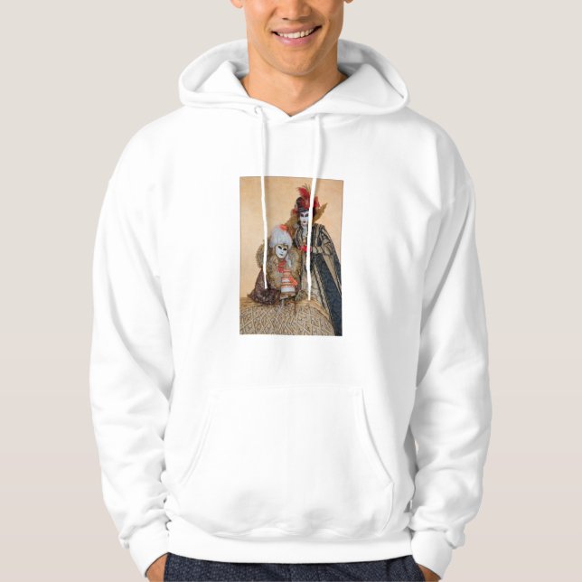Couple in Carnival Costume, Venice Hoodie (Front)
