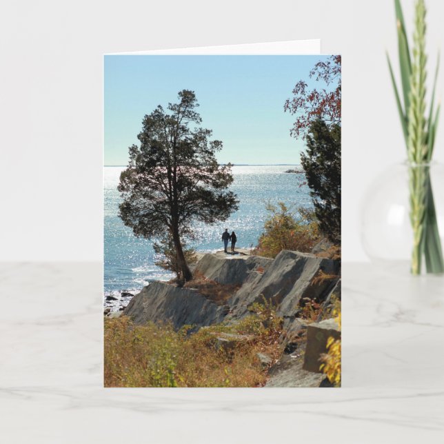 Couple in Love - Blank Greeting Card (Front)