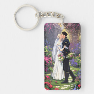 Couple in The Park-56476-56469 Keychain