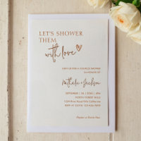 Couple Let's Shower Them Terracotta Bridal
