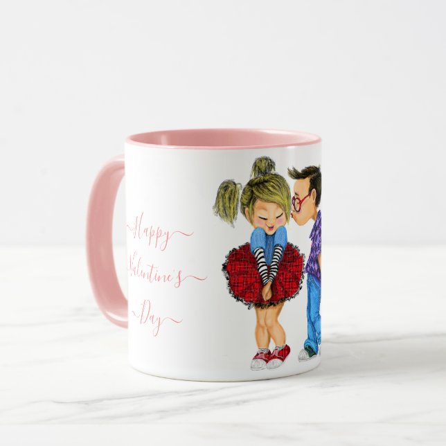 Couple Love Valentine's Day Mug Gift - I Love You (Front Left)
