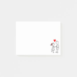 Couple Love - Your Text Name Post-it Notes