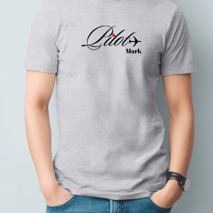 Couple Matching Co-Pilot & Airplane Simple Custom T-Shirt