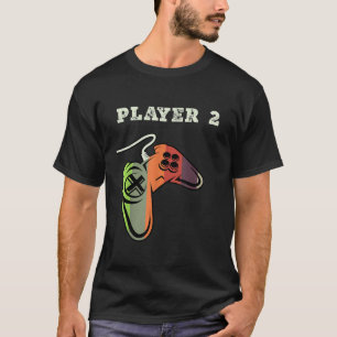 Couple Matching gamer Gaming Player 1 Player 2 T-Shirt