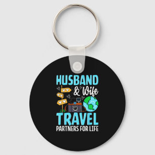Couple Matching Husnd And Wife Travel Partners For Keychain