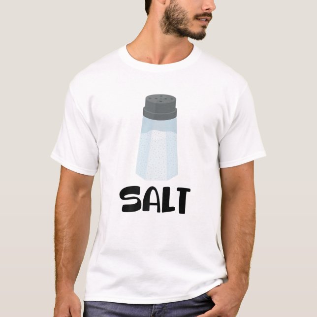 Couple Matching - Salt - Pepper - Spices - 1 Of 2 T-Shirt (Front)