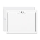 Couple Monogram Minimal Simple Black and White