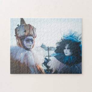 Couple of carnival masks in Venice, Italy Jigsaw Puzzle