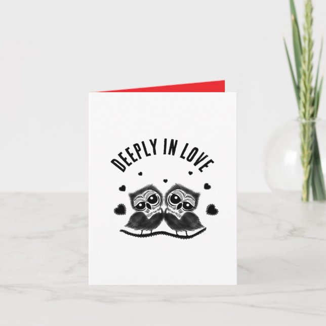 Couple of owls card (Front)