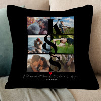 Couple Personalized Photo Collage Custom Quote
