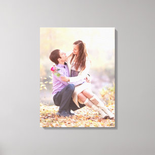 Couple Photo Canva Canvas Print