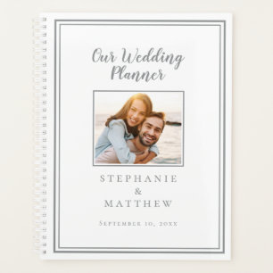 Couple Photo Chic Gris & Mariage Blanc