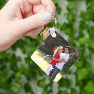 Couple Photo Keychain