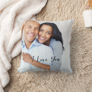 Couple Photo Lovely Throw Pillow
