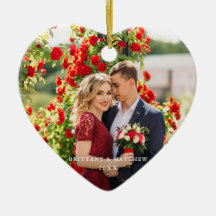 Couple Photo Names Year Heart