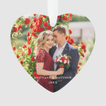 Couple Photo Names Year Heart