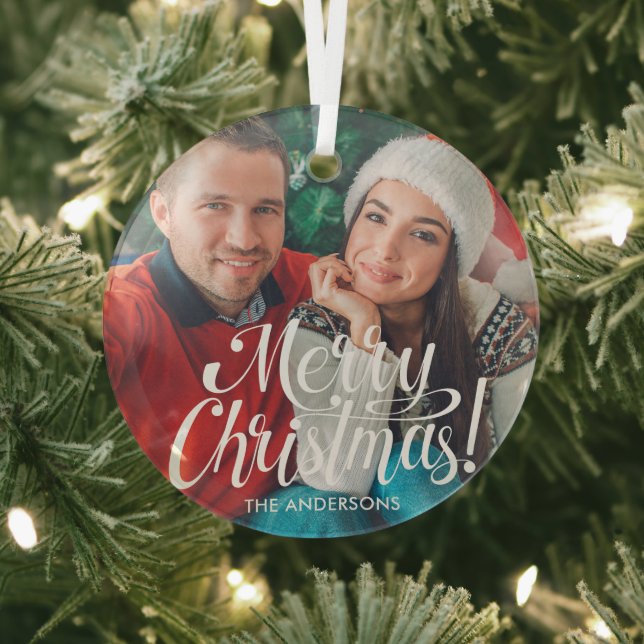 Couple Photo Ornement de Noël (Insitu)