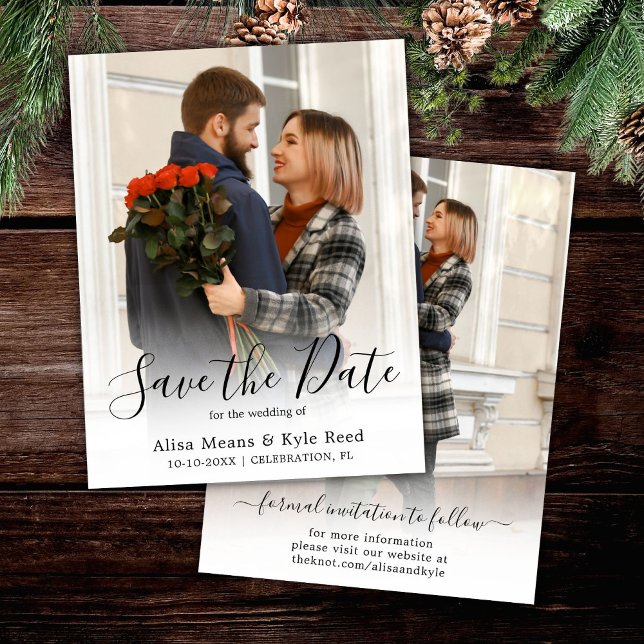 Couple Photo Save the Date Announcement (Creator Uploaded)