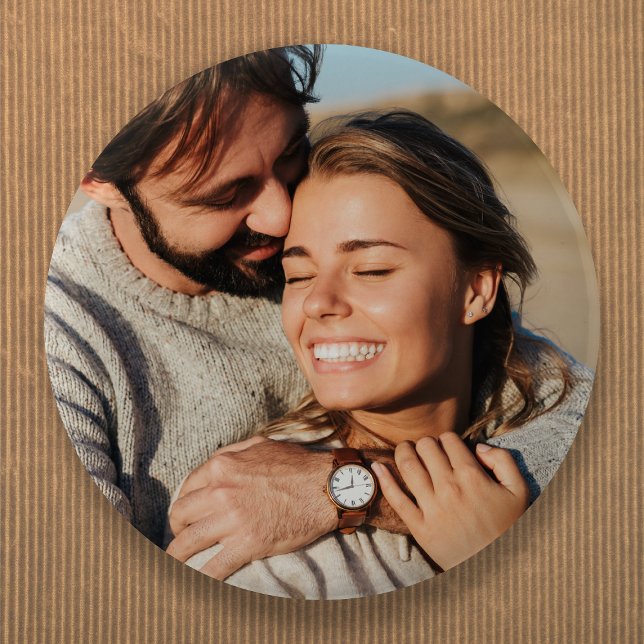 Couple Photo Wedding 2 Inch Round Button (Creator Uploaded)