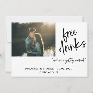 Couple Photo Wedding Save the date
