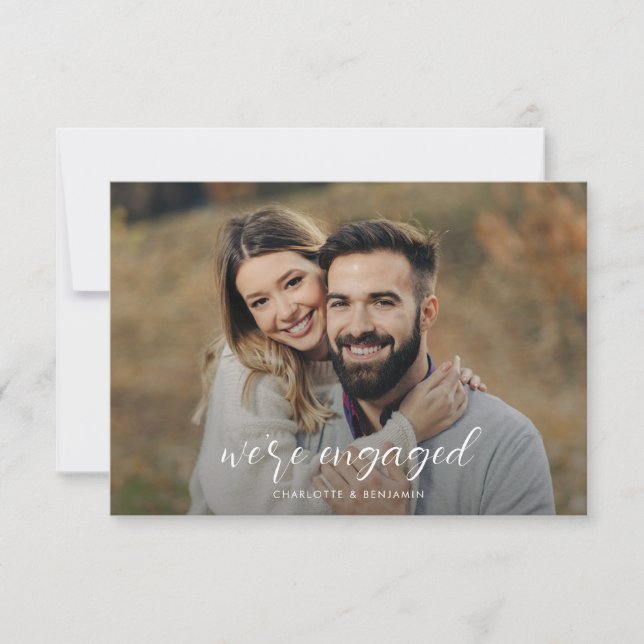 Couple Photos Wedding Engagement Party Invitation (Front)