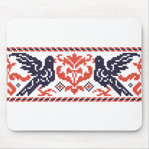 Couple pigeons mouse pad