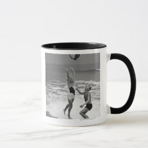 Couple Playing with a Beachball Mug