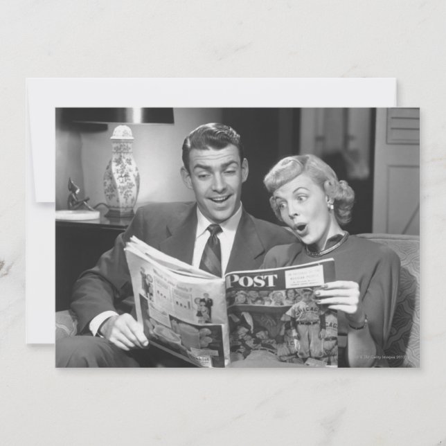 Couple Reading Magazine (Front)