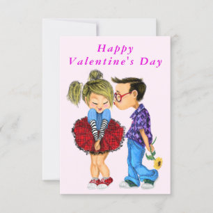 Couple romantique Cute Valentine's Day Cartes