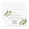 Couple shower elegant greenery and gold party