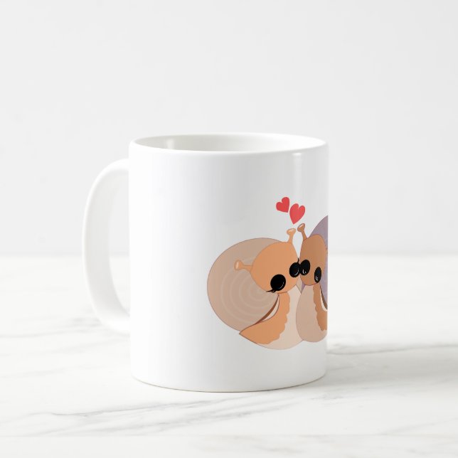 Couple Snail Mug (Front Left)