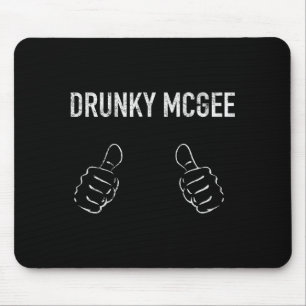 Couple St Patricks Day Shirts Men Women Im Drunky  Mouse Pad