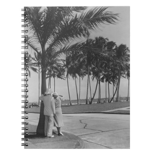 Couple Standing Under Tree Notebook (Front)