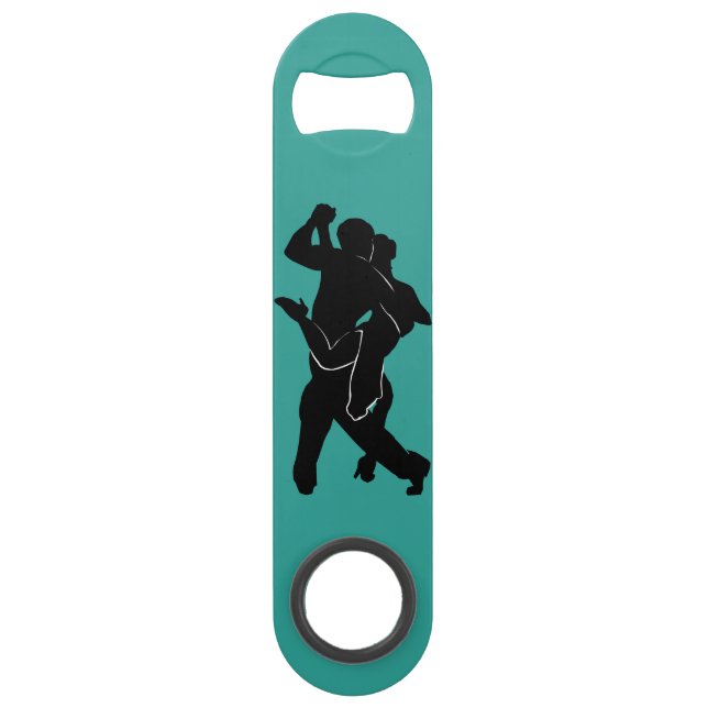 Couple Tango Dancer Bar Key - Choose Colour (Front)