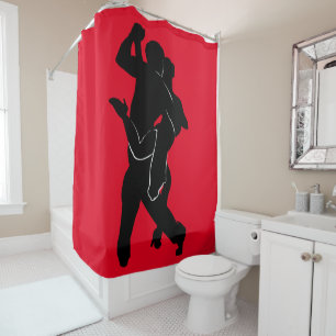 Couple Tango Dancer Shower Curtain - Choose Colour