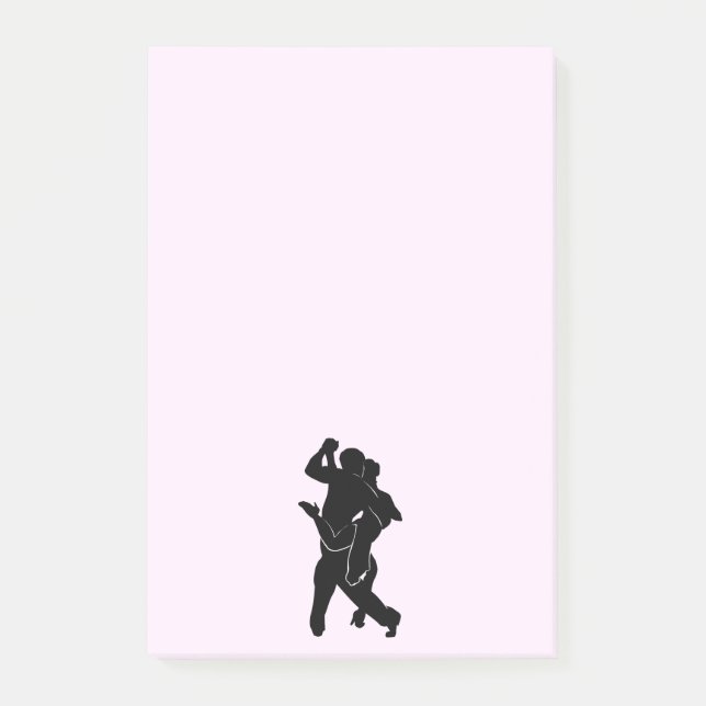 Couple Tango Dancers Post it Notes (Front)