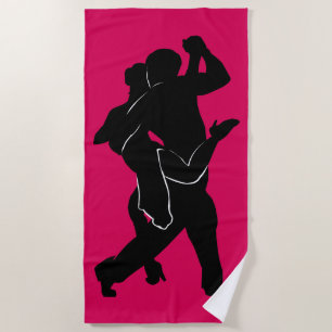 Couple Tanngo Dancer Beach Towel - Your Colour