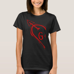 Couple Valentine Heart for Her G 2023 Happy Valent T-Shirt