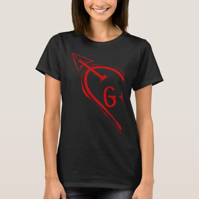 Couple Valentine Heart for Her G 2023 Happy Valent T-Shirt (Front)