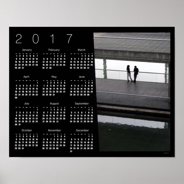COUPLE Ville des Sciences Paris Calendrier Affiche (Devant)
