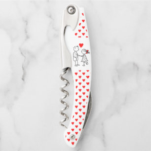 Couple Waiter's Corkscrew Love
