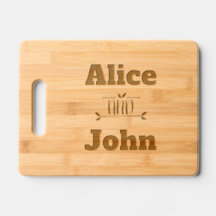 Couple Wedding Custom Names Pot Holders