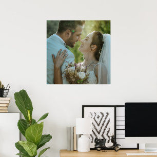 Couple Wedding Image Poster Personalized Love Deco