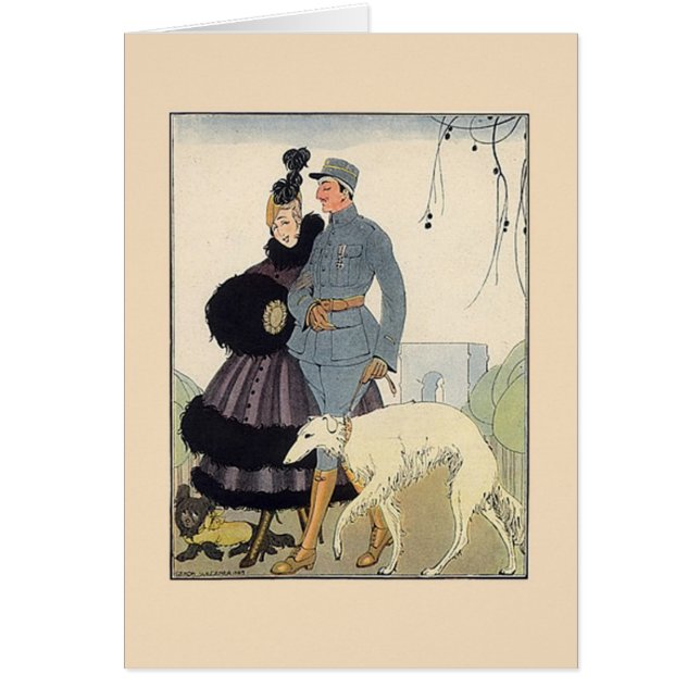 Couple with Dogs (Front)