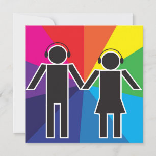 Couple with Headphones