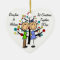 Couple's 1st Christmas Together  Heart Ornament